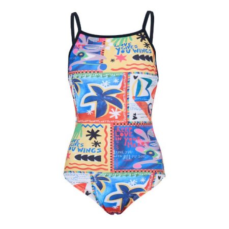 여성 모노 U백 실내수영복