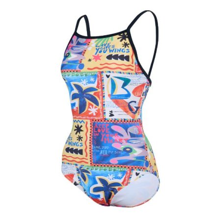 여성 모노 U백 실내수영복