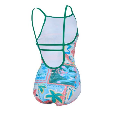 여성 모노 U백 실내수영복