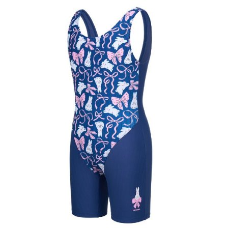 여아동 U백 토끼 3부반신 수영복