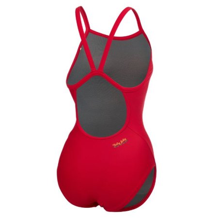 여성 심플 X백 원피스수영복