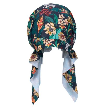 성인 플라워 두건 수모