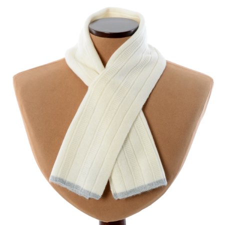 캐시미어 100 중앙홀 쁘띠 머플러