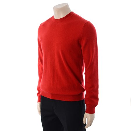 캐시머어 100 라운드넥 긴소매 니트