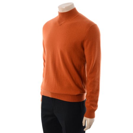 캐시미어 100 하프넥 긴소매 니트