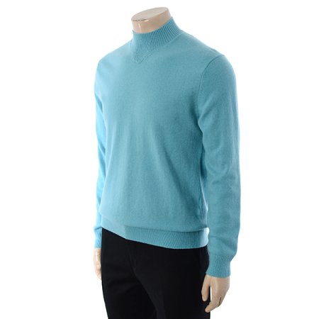 캐시미어 100 하프넥 긴소매 니트