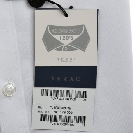 예작셔츠 슬림핏 긴소매