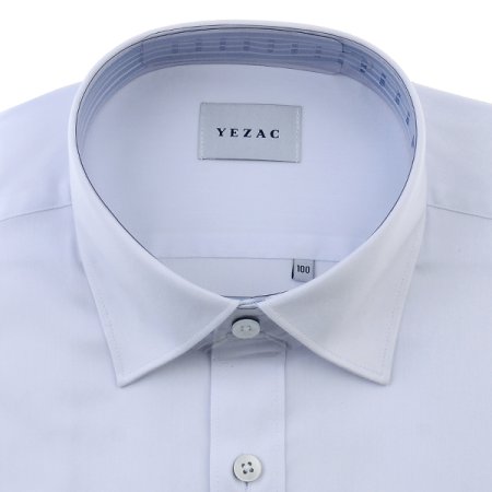 배색카라 스트레치 솔리드 일반핏긴소매