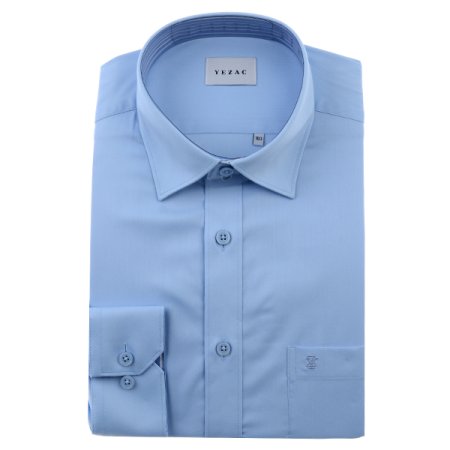 배색카라 스트레치 솔리드 일반핏긴소매