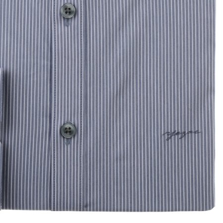 스트레치 스트라이프 슬림핏 긴소매