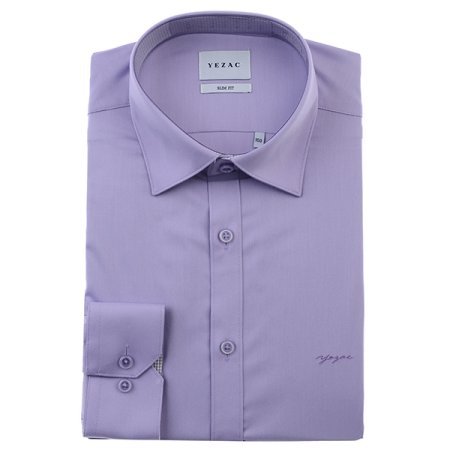 배색카라 스트레치 솔리드 슬림핏긴소매