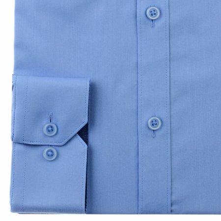 배색카라 스트레치 솔리드 슬림핏긴소매