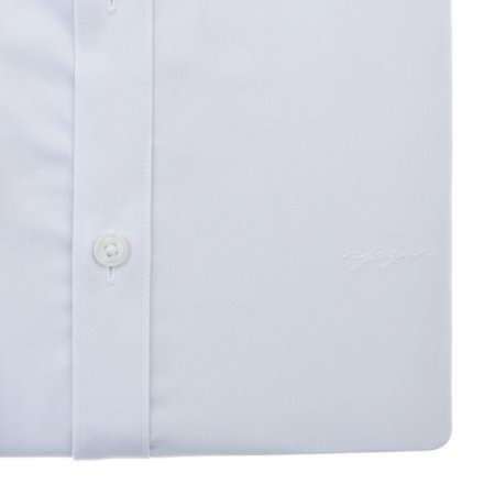 자수포인트 스트레치솔리드 슬림핏긴소매