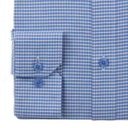 면혼방 스트레치 체크 일반핏 긴소매