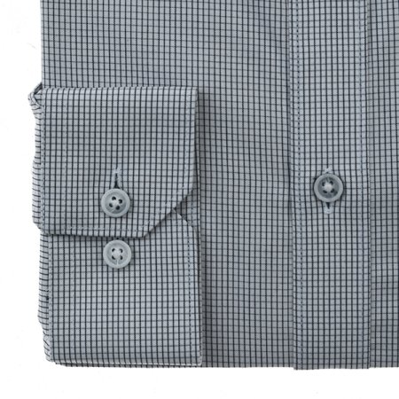 면혼방 체크 일반핏 긴소매