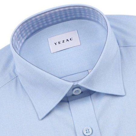 배색 카치온스트레치솔리드 일반핏긴소매