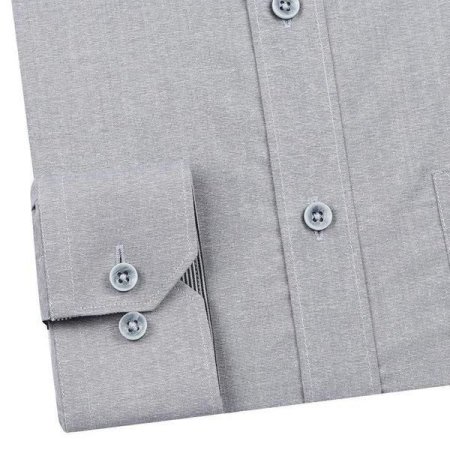 배색 카치온스트레치솔리드 일반핏긴소매