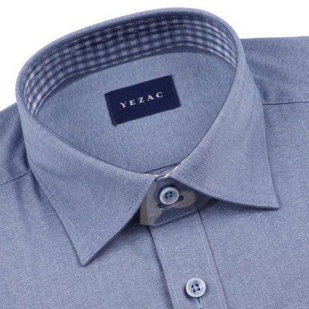 배색 카치온스트레치솔리드 일반핏긴소매