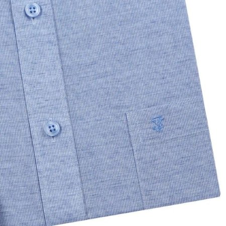 린넨 혼방 솔리드 일반핏 긴소매