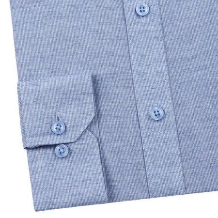 린넨 혼방 솔리드 일반핏 긴소매