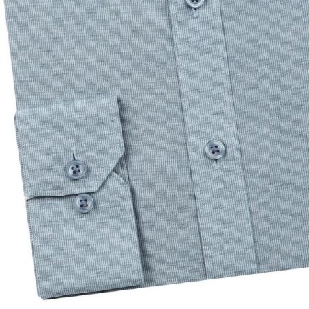 린넨 혼방 솔리드 일반핏 긴소매