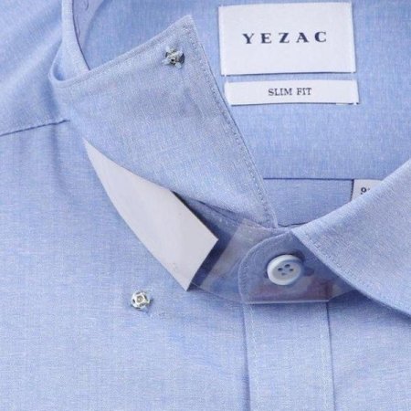 카치온 스트레치 솔리드 슬림핏 긴소매