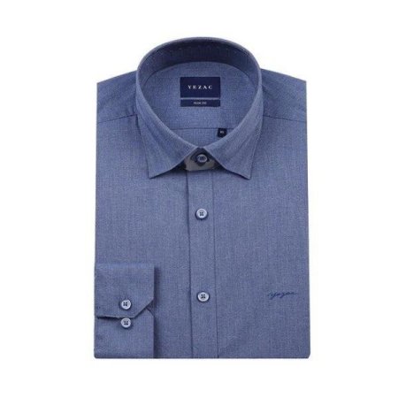 카치온 스트레치 솔리드 슬림핏 긴소매