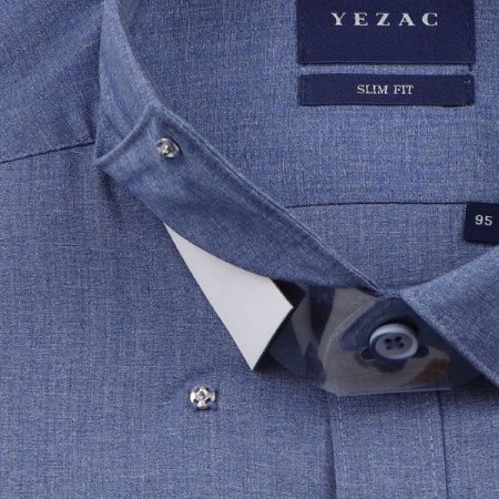 카치온 스트레치 솔리드 슬림핏 긴소매