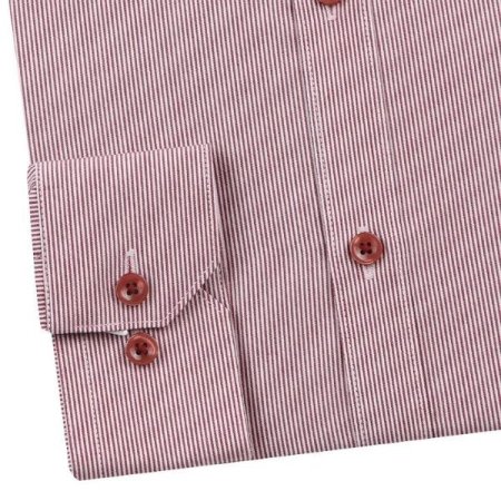 구김적은 잔잔한스트라이프 슬림핏긴소매