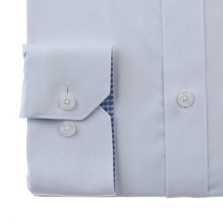 배색카라 모달스트레치솔리드일반핏긴소매