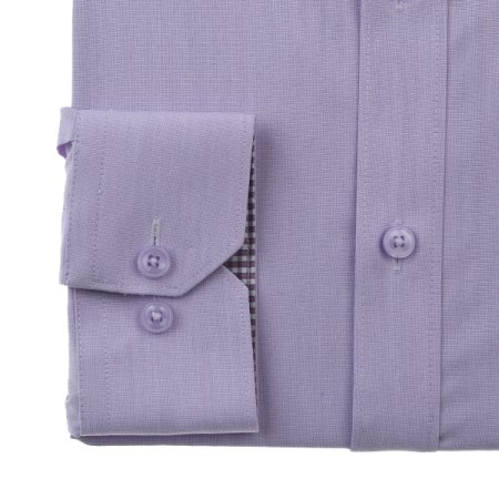 배색카라 모달스트레치솔리드일반핏긴소매