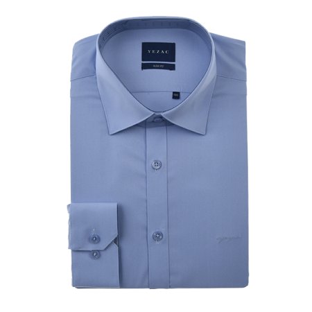 배색카라 모달스트레치솔리드슬림핏긴소매