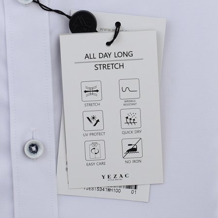 카라자수 스트레치 솔리드 슬림핏긴소매