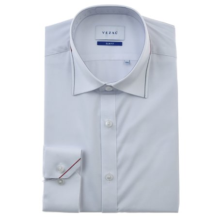 자수포인트 스트레치 슬림핏긴소매