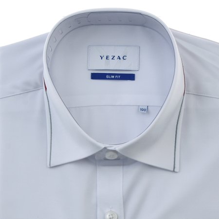 자수포인트 스트레치 슬림핏긴소매