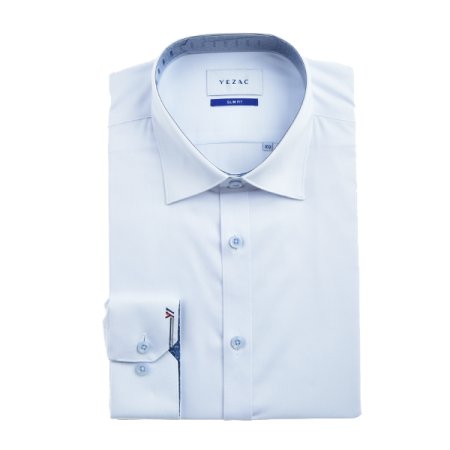 커프스자수 스트레치 슬림핏 긴소매