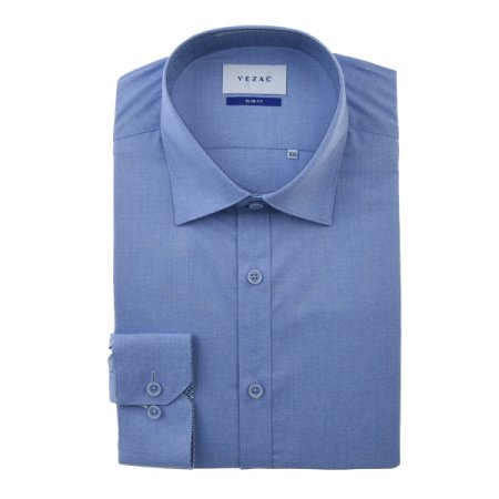 예작셔츠 구김적은 카치온 스트레치 슬림핏긴소매