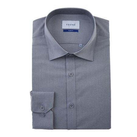 예작셔츠 구김적은 카치온 스트레치 슬림핏긴소매