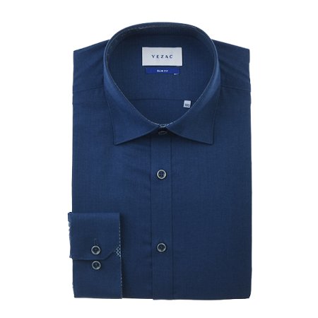 예작셔츠 구김적은 카치온 스트레치 슬림핏긴소매