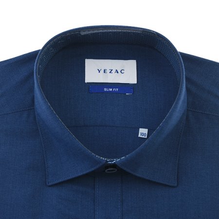 예작셔츠 구김적은 카치온 스트레치 슬림핏긴소매