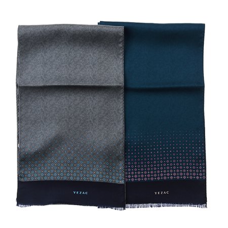 그라데이션 모티브 실크 스카프