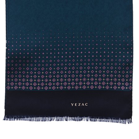 그라데이션 모티브 실크 스카프