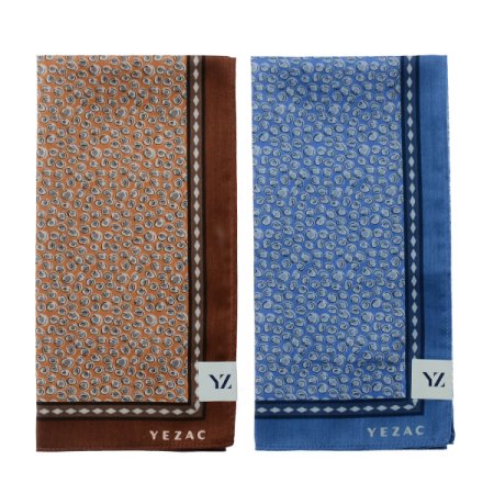 기하학 패턴 코튼 100 손수건