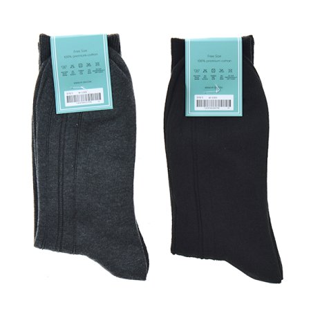 새로 조직감이 돋보이는 중목 양말