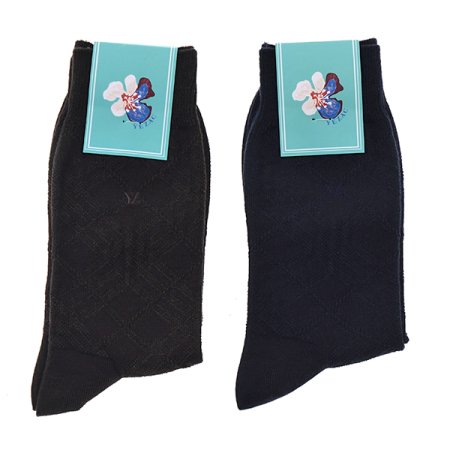 다이아 조직감이 돋보이는 중목 양말