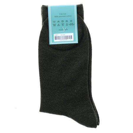 산뜻한 컬러감의 솔리드 중목 양말