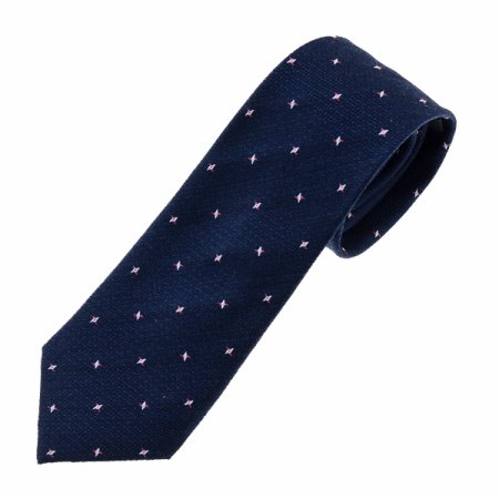 다이아몬드 마이크로 모티브 실크넥타이