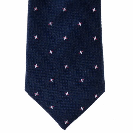 다이아몬드 마이크로 모티브 실크넥타이