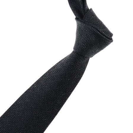 격자 조직 솔리드 실크 넥타이