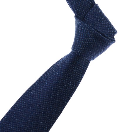 격자 조직 솔리드 실크 넥타이